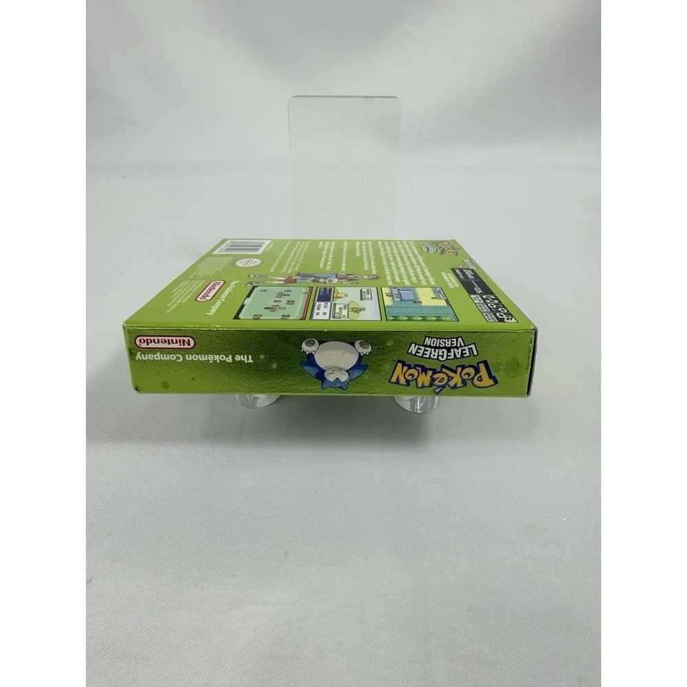 Pokemon LeafGreen Player's Choice GBA Complete in Box CIB Authentic Tested Saves